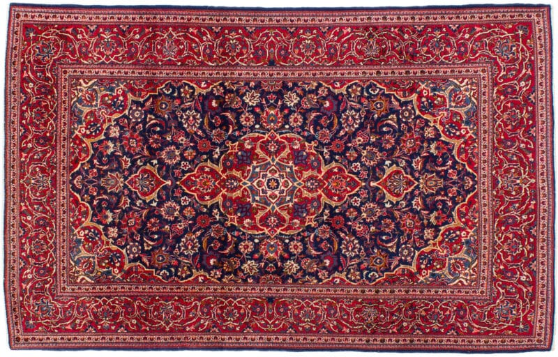 Teppich Keshan Korkwolle Antik | ca. 135 x 215 cm – jetzt kaufen bei Lifetex-Heimtextilien.de