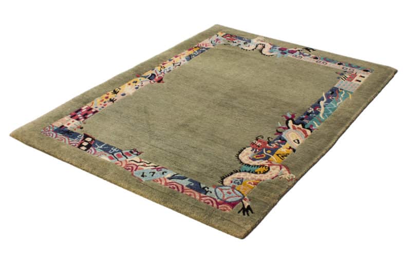 Teppich Drachenmotiv Nepal Kenecht | ca. 135 x 190 cm – Detailbild 1 – jetzt kaufen bei Lifetex-Heimtextilien.de