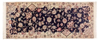 Teppich Nain 4L Wolle & Seide auf Seide | ca. 70 x 170 cm – jetzt kaufen bei Lifetex-Heimtextilien.de