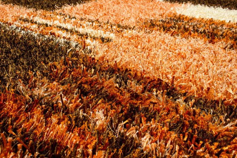 Teppich Shaggy Livorno | Orange – Detailbild 3 – jetzt kaufen bei Lifetex-Heimtextilien.de