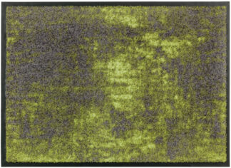 SCHÖNER WOHNEN Fußmatte Brooklyn | 66 x 110 cm, Blätterreihe Blau | Türmatte, Sauberlaufmatte – jetzt kaufen bei Lifetex-Heimtextilien.de