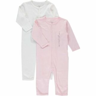 NAME IT 2er Pack Baby-Mädchen Schlafanzug mit Druckknöpfen – jetzt kaufen bei Lifetex-Heimtextilien.de
