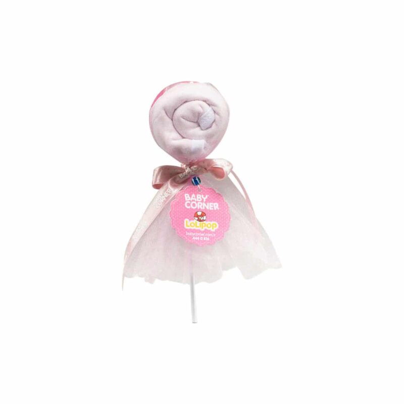BABY CORNER Lollipop Lätzchen in rosé – Detailbild 1 – jetzt kaufen bei Lifetex-Heimtextilien.de