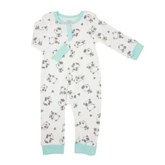 BABY CORNER Unisex Baby Schlafanzug "Panda" mit Reißverschluss – jetzt kaufen bei Lifetex-Heimtextilien.de