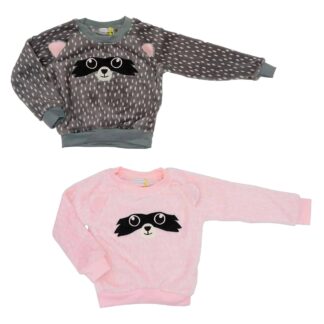 LEMON BERET Süßer Mädchen Pullover Waschbär, extra weich und warm – jetzt kaufen bei Lifetex-Heimtextilien.de