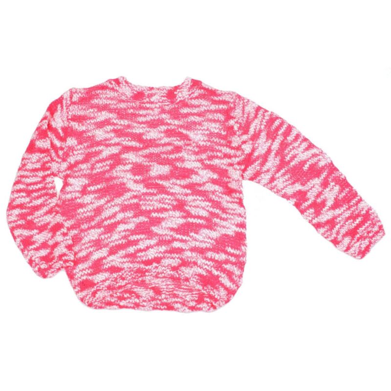 NAME IT Mädchen Strickpullover Leral meliert in Pink/Weiß – jetzt kaufen bei Lifetex-Heimtextilien.de