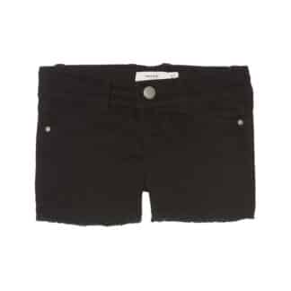 NAME IT Mädchen Jeans Shorts Nittorina Slim DNM Fransen in Schwarz – jetzt kaufen bei Lifetex-Heimtextilien.de