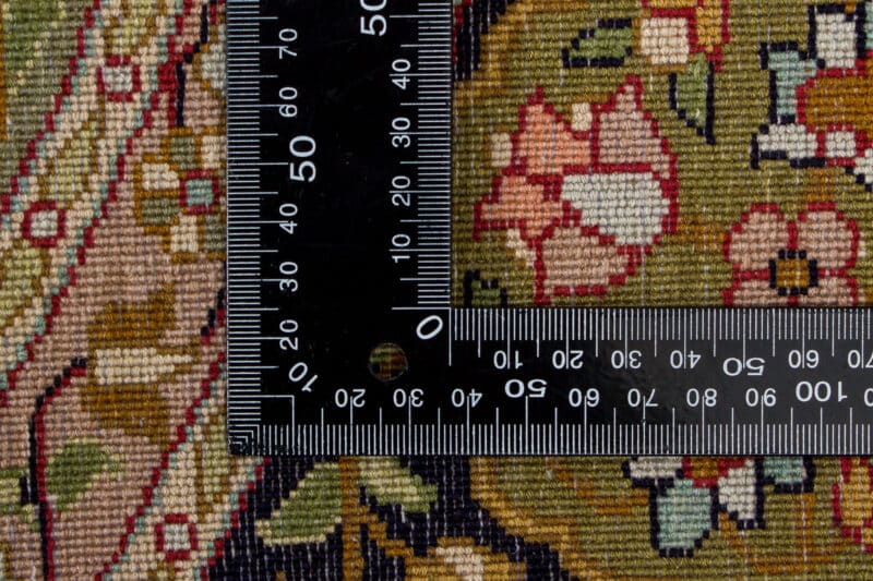 Teppich Ghom Seide Kaschmir | ca. 195 cm rund – Detailbild 5 – jetzt kaufen bei Lifetex-Heimtextilien.de