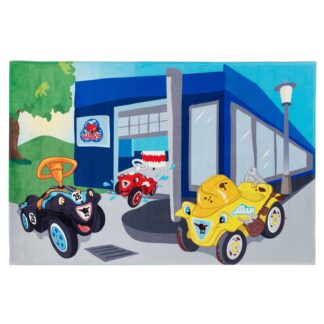 Bobby Car Kinderteppich "Autowerkstatt" | 100 x 160 cm – jetzt kaufen bei Lifetex-Heimtextilien.de