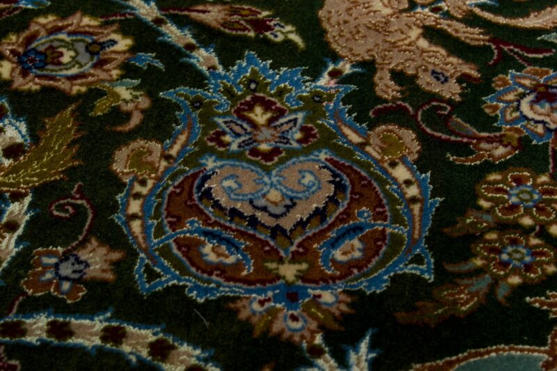 Teppich Isfahan Alt mit Seide | ca. 115 x 175 cm – Detailbild 4 – jetzt kaufen bei Lifetex-Heimtextilien.de