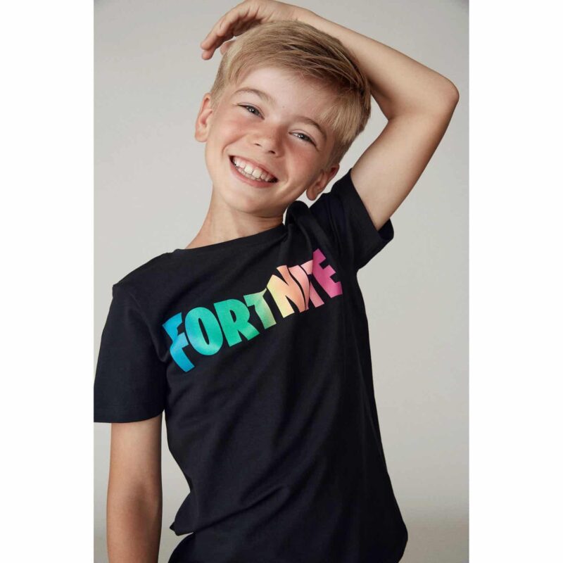 NAME IT Kids Jungen Fortnite T-Shirt Zachary – Detailbild 4 – jetzt kaufen bei Lifetex-Heimtextilien.de