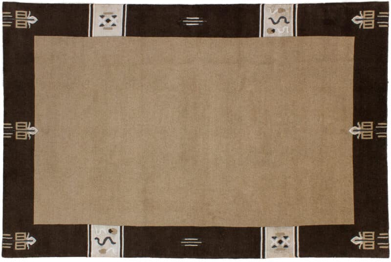 Großteppich Nepali modern mit Bordüre | ca. 200 x 300 cm – jetzt kaufen bei Lifetex-Heimtextilien.de
