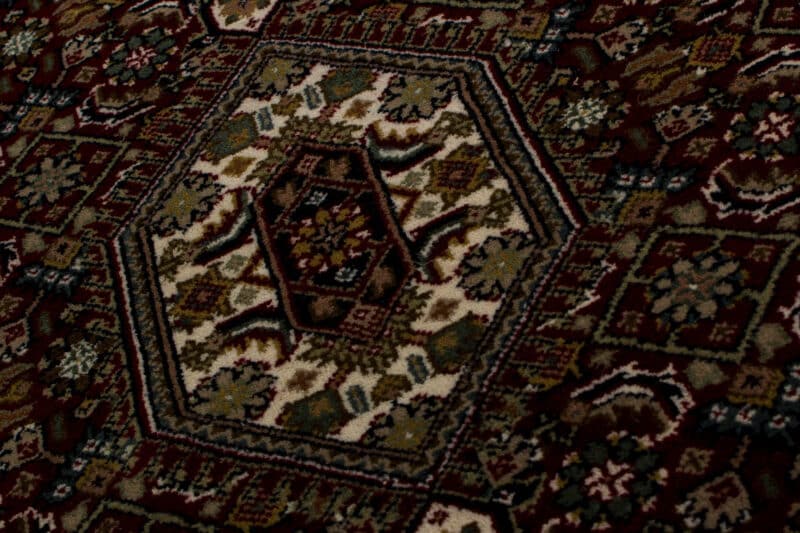 Teppich Bidjar Benares rund | ca. 100 x 100 cm – Detailbild 4 – jetzt kaufen bei Lifetex-Heimtextilien.de