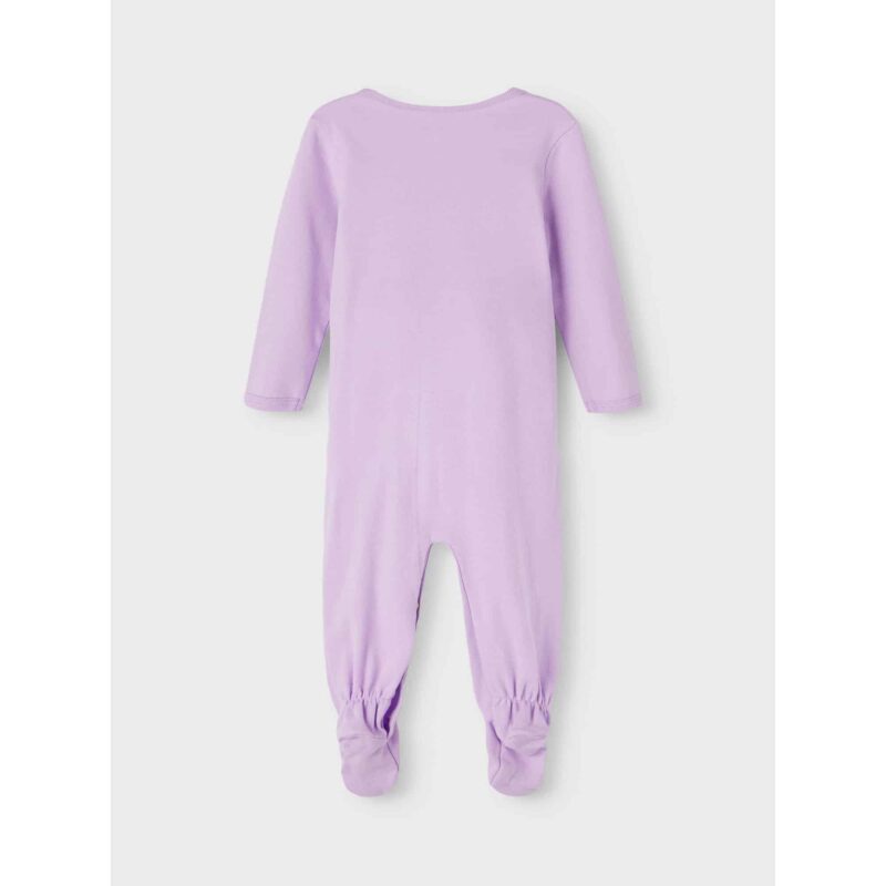 NAME IT 2er Pack Baby-Mädchen Schlafanzug Einhorn Seepferdchen Schlafstrampler Druckknöpfe in Weiß/Rosa – Detailbild 5 – jetzt kaufen bei Lifetex-Heimtextilien.de