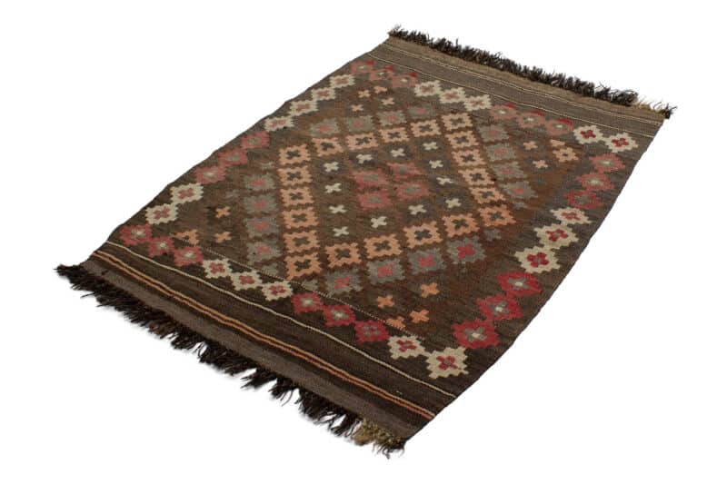 Teppich Kelim Afghan Nomad | ca. 80 x 100 cm – Detailbild 1 – jetzt kaufen bei Lifetex-Heimtextilien.de
