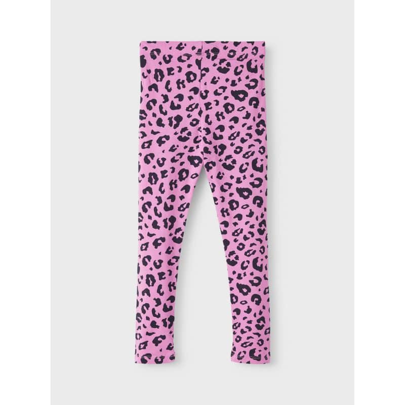 NAME IT Mini Mädchen Leggi Nmfossa Legging Stoffhose Leopard in Rosa – Detailbild 1 – jetzt kaufen bei Lifetex-Heimtextilien.de
