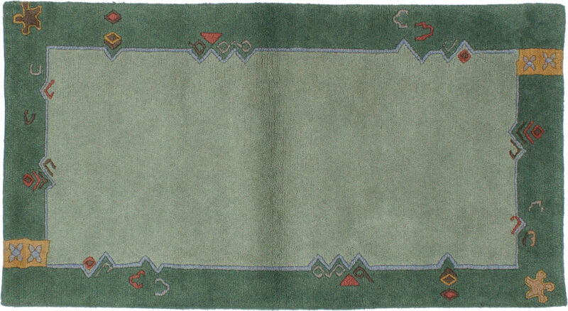 Teppichbrücke Nepal mit Bordüre | ca. 90 x 160 cm – jetzt kaufen bei Lifetex-Heimtextilien.de