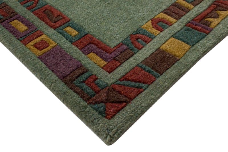 Teppich Nepal Modern mit Bordüre | ca. 90 x 165 cm – Detailbild 2 – jetzt kaufen bei Lifetex-Heimtextilien.de