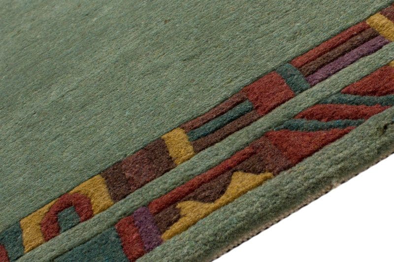 Teppich Nepal Modern mit Bordüre | ca. 90 x 165 cm – Detailbild 3 – jetzt kaufen bei Lifetex-Heimtextilien.de