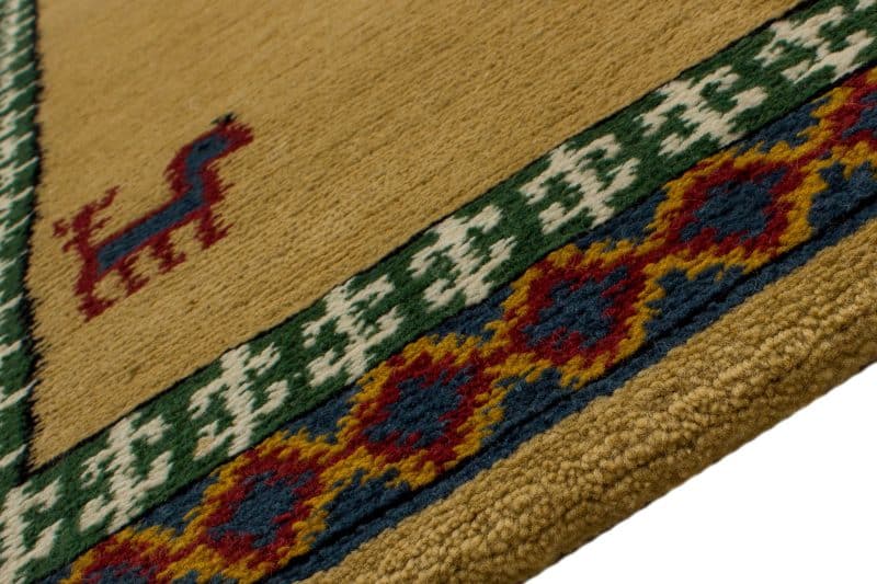 Teppich Nepal mit Bordüre | ca. 95 x 160 cm – Detailbild 3 – jetzt kaufen bei Lifetex-Heimtextilien.de