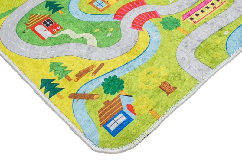 Kinderteppich Spielteppich Straße | ca. 80 x 150 cm – Detailbild 2 – jetzt kaufen bei Lifetex-Heimtextilien.de