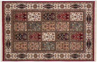 Teppich Bachtiari Felder mit Bordüre | ca. 120 x 180 cm – jetzt kaufen bei Lifetex-Heimtextilien.de