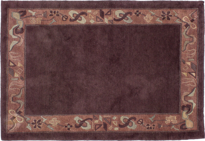 Galerieteppich Läufer Nepal modern mit Bordüre | ca. 125 x 395 cm – jetzt kaufen bei Lifetex-Heimtextilien.de