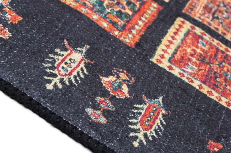 Teppich Samarkand Felder Print | ca. 120 x 180 cm – Detailbild 3 – jetzt kaufen bei Lifetex-Heimtextilien.de