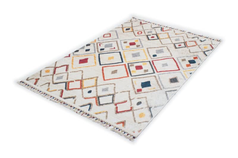 Teppich Modern Geometrisch Print | ca. 120 x 180 cm – Detailbild 1 – jetzt kaufen bei Lifetex-Heimtextilien.de