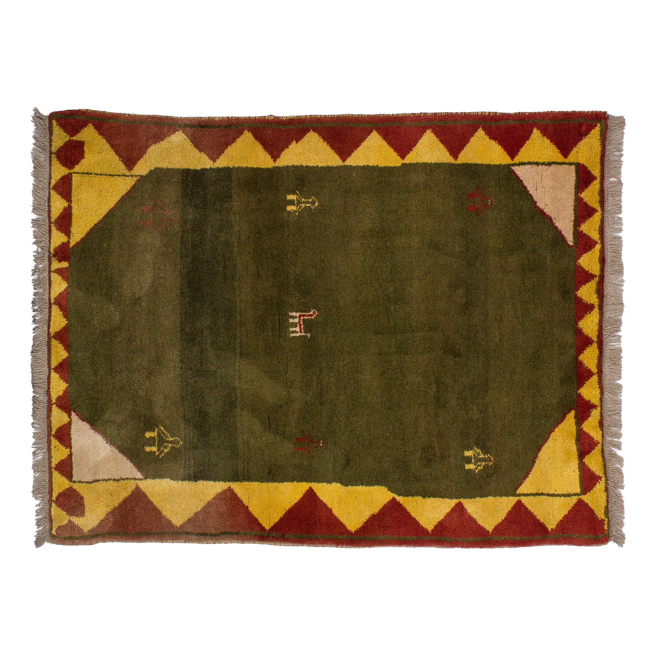 Teppich Gabbeh mit Bordüre ca. 150 x 200 cm - Bild 1
