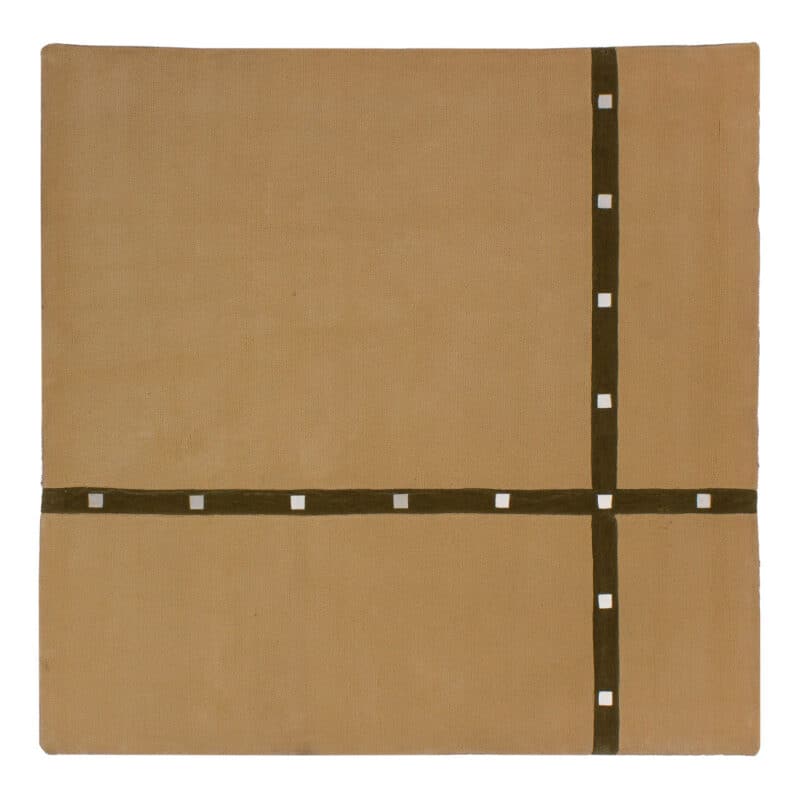 Quadratischer Designteppich Modern mit Einsätzen 200 x 200 cm – jetzt kaufen bei Lifetex - Textile Lebensqualität