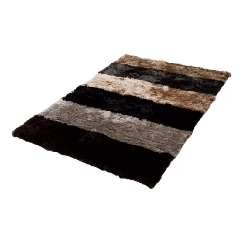 Teppich Streifen Shaggy, Langflor 120 x 180 cm – Detailbild 1 – jetzt kaufen bei Lifetex - Textile Lebensqualität