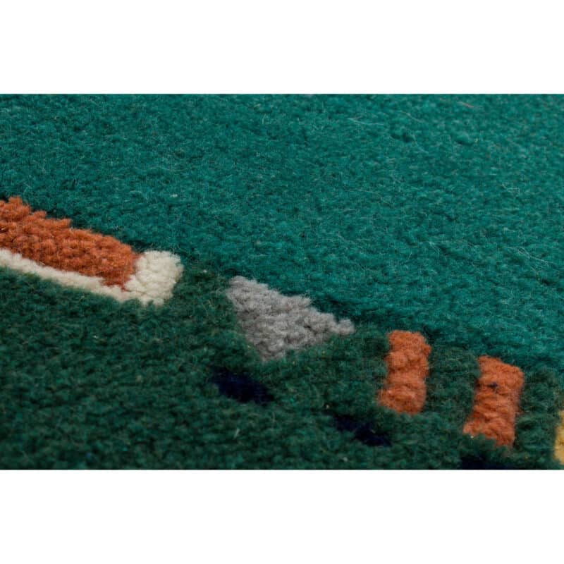 Teppich Nepali mit Bordüre ca. 170 x 230 cm – Detailbild 4 – jetzt kaufen bei Lifetex - Textile Lebensqualität